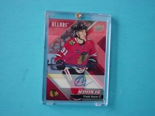 2024-25 UD ALLURE HOCKEY RED RAINBOW AUTOGRAPH ROOKIE CARD FRANK NAZAR #127
