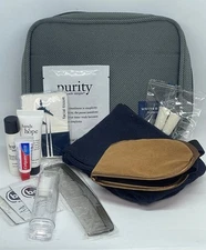 United Airlines Business First 13 Pc Amenity Travel Toiletry Kit - New