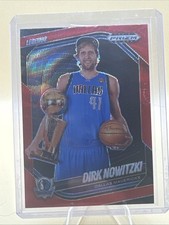 2024-25 Panini Prizm Black - Legends Dirk Nowitzki, Dirk Nowitzki #253 Red Prizm