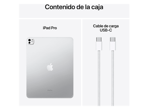 Apple iPad Pro (2024),1TB,Plata, 13", WiFi+CELL,Pantalla estándar,Chip M4, 10GPU - Imagen 10 de 10