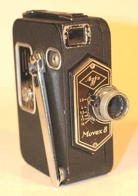Filmkamera Agfa Movex 8, Schmalfilmkamera, 1937-39 - Bild 1 von 4