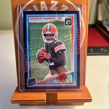 2025 Panini Donruss Optic - Rated Rookie Shedeur Sanders #203 Purple Shock Prizm