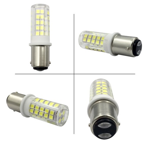 5pcs BA15D B15 Base led bulb 64-2835 120V White Ceramics Fit Sewing Machine #H - Picture 4 of 4