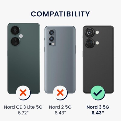 For OnePlus Nord 3 5G Case, Black Silicone Shockproof ARMOUR Gel