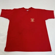 Men’s Red CWA Union T-shirt Size 3XL Local 6210 Texas Strong Made In USA