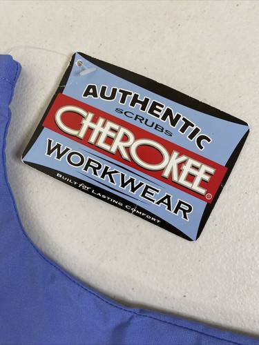 Neu mit Etikett Cherokee Unisex Erwachsene Größe L blau V-Ausschnitt Peelings medizinische Taschen - Bild 4 von 5
