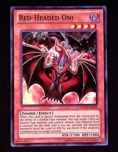 Red-Headed Oni GAOV-EN038 Galactic Overlord Unlimited Common