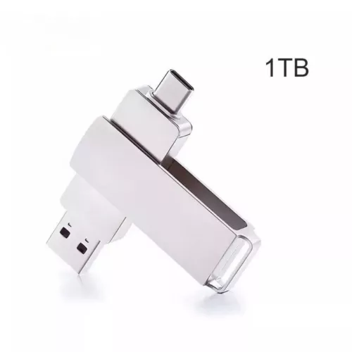 Highspeed USB Stick 2in1 USB-C Type-C 3.0 Dual Speicherstick 1TB 2TB 64TB Metall - Bild 13 von 19