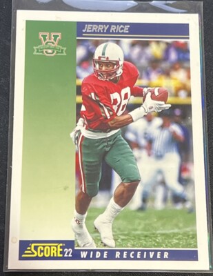2022 Chronicles Draft Picks Score Retro Jerry Rice #6 Mississippi Valley State