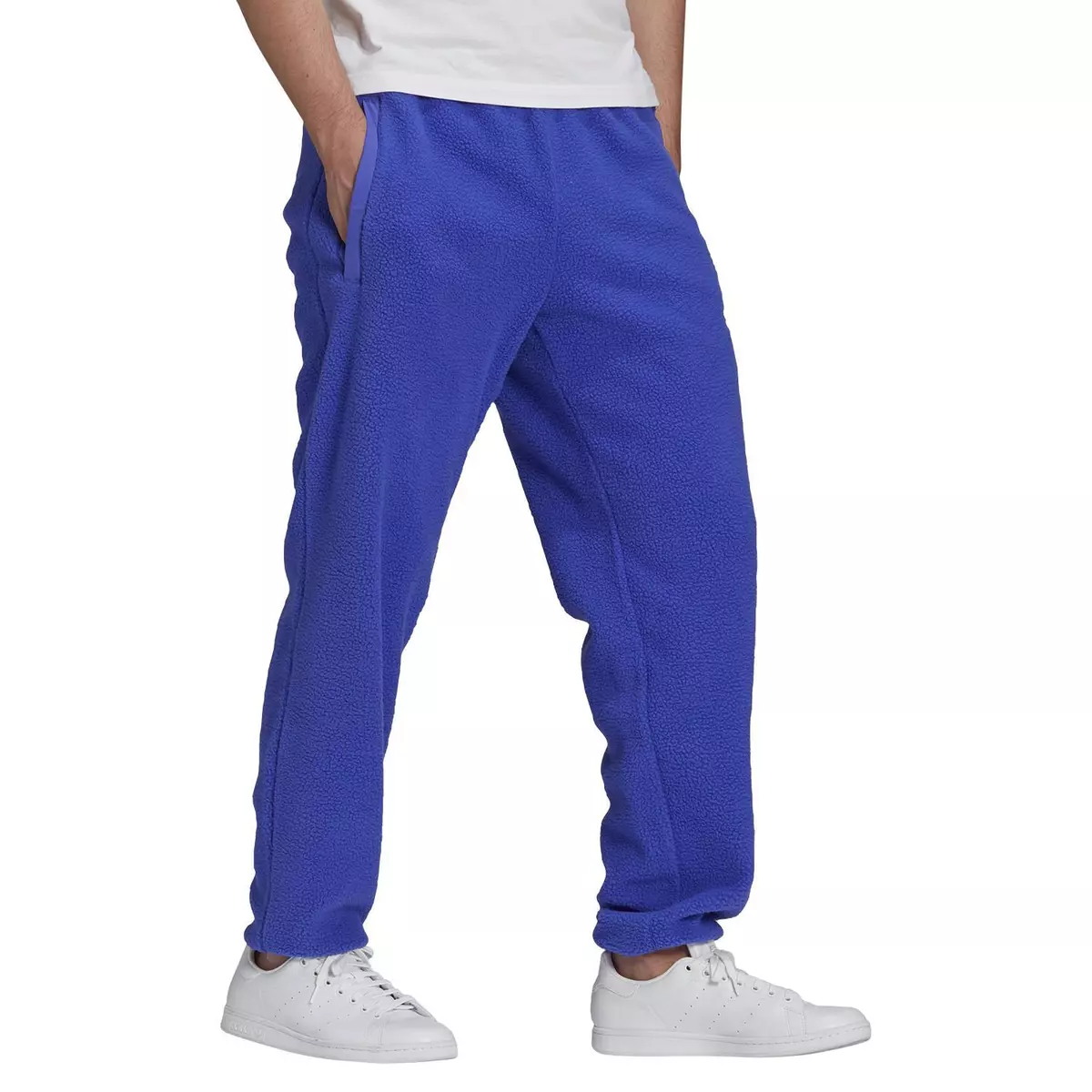 adidas ORIGINALS MEN'S ADVENTURE POLAR FLEECE TRACK PANTS JOGGERS COSY BLUE  NEW | eBay