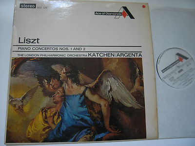 DECCA SDD 124 FFRR VINYL KATCHEN ARGENTA LISZT PIANO CTOS STAMPER ZAL 3524 4W