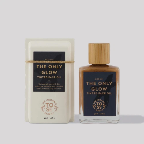 Organic Skin The Only Glow Tinted Face Oil Medium, 30 ml, Radiant and Dewy Skin - Image 4 of 4