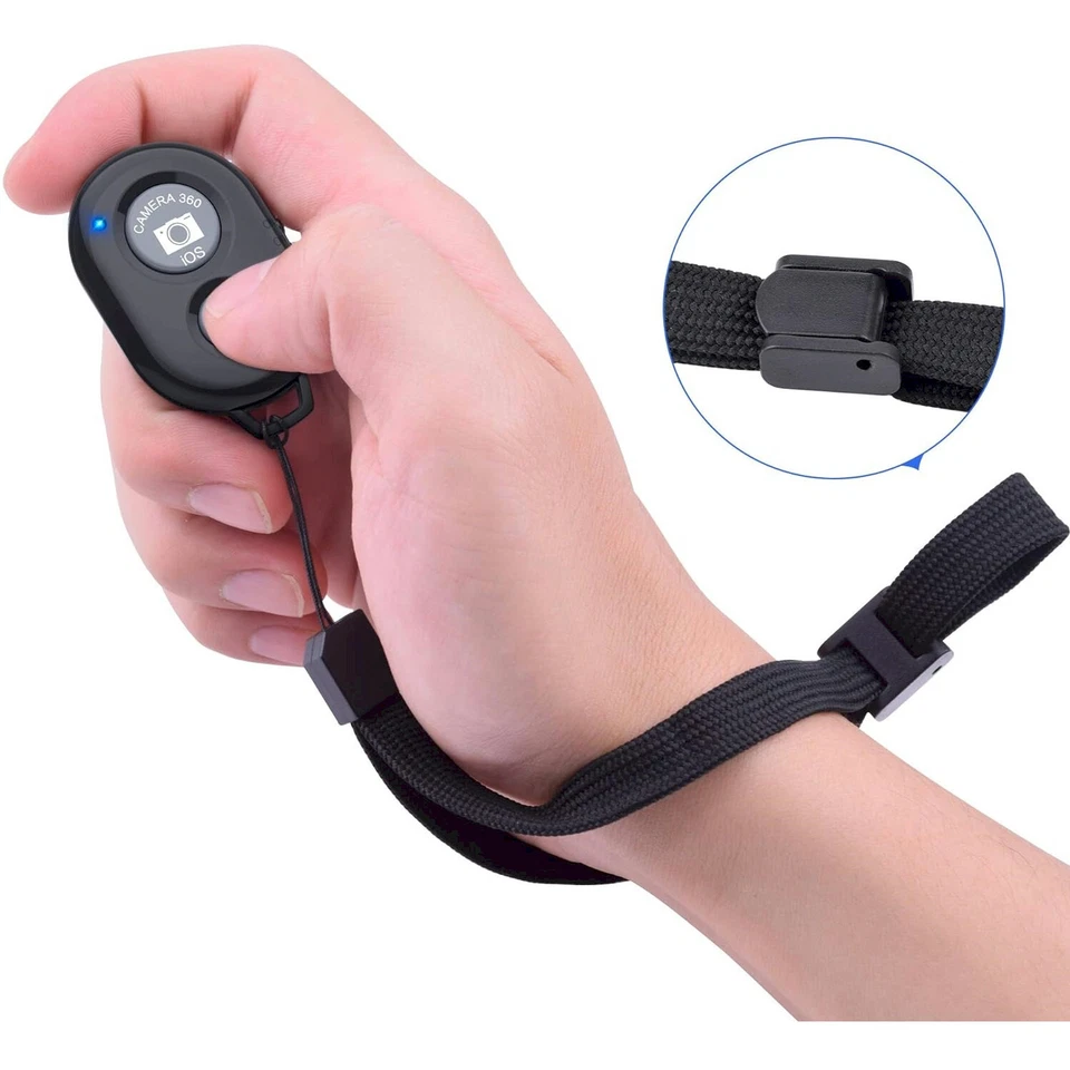 Cell Phone Bluetooth Remote Control Travel For iPhone iPad Samsung Smartphone - Image 2 of 4