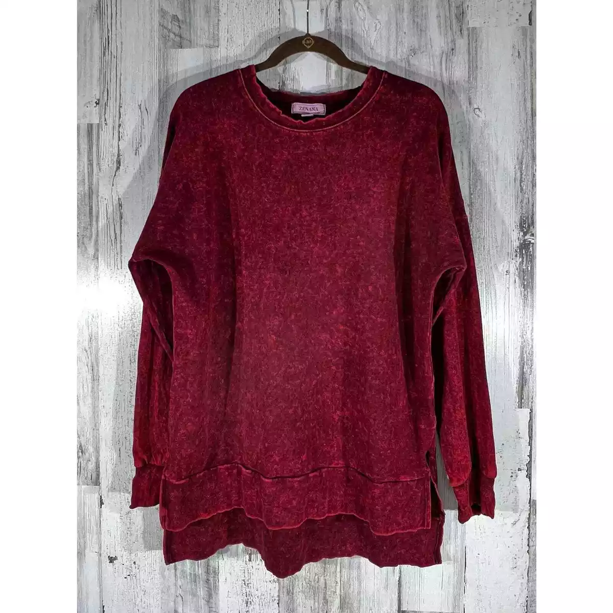 Zenana mineral wash sweatshirt sales