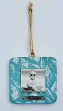 Mud Pie Home Sea Gifts Small Shell 4" Hanging Frame Beach Memories 46900167W