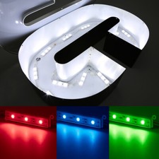 LED Sign Module Light 12V/230V White RGB SPI Addressable Pixel Letter Display