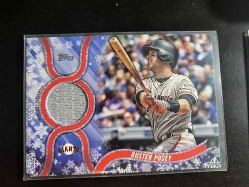 2018 Topps Holiday Mega Box Relic You Pick from Drop List Jersey & Bat - Picture 5 of 27