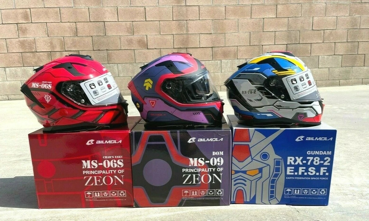 Gundam x Bilmola Special Edition Helmet Set Size S M L eBay