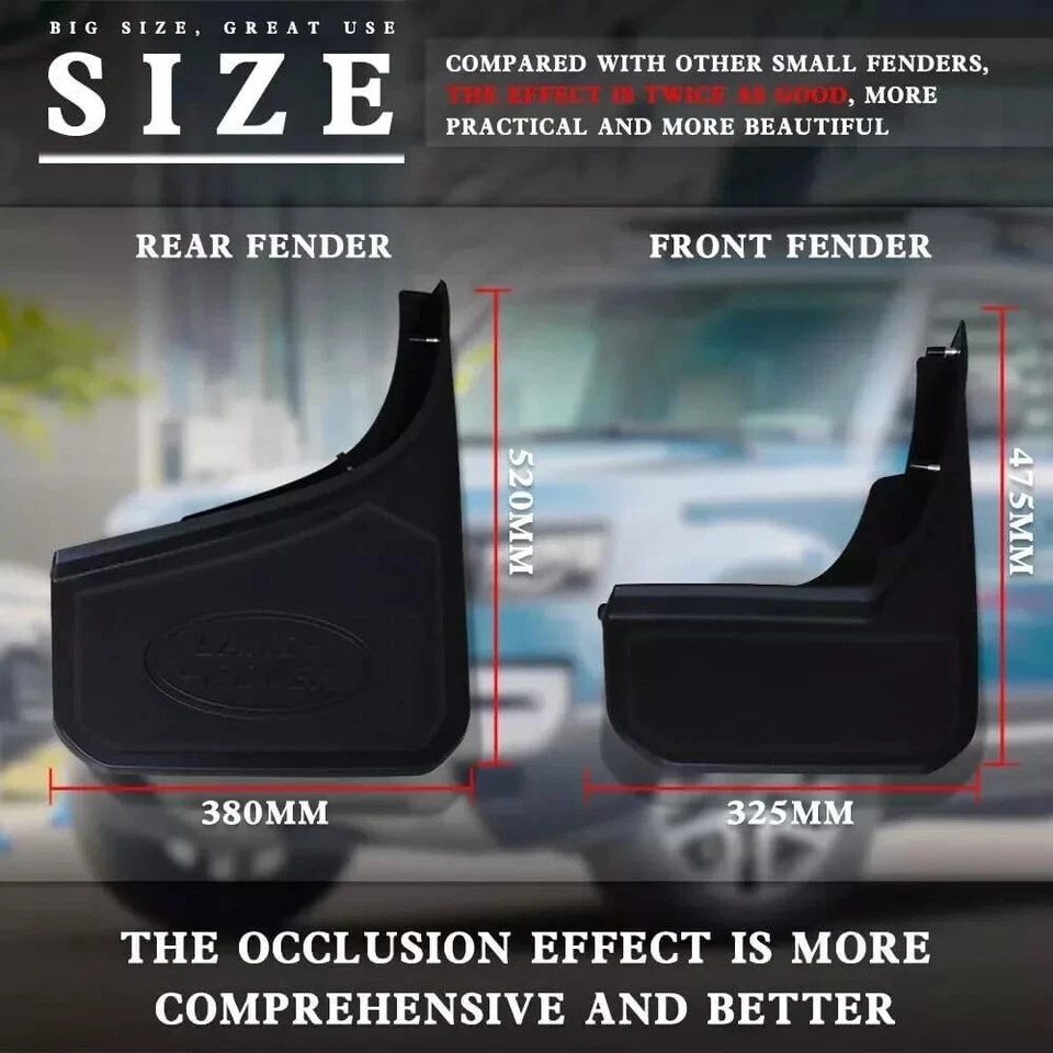 Guardabarros guardabarros para land rover defender 90 110 2020-2025 guardabarros guardabarros Foto 4 de 4