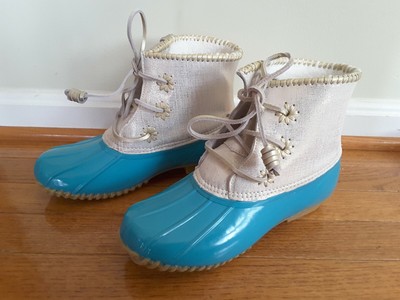turquoise winter boots