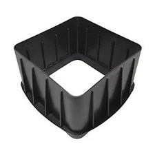 Riser, Plastic, Black 16x16