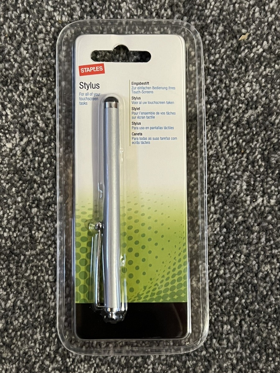 Staples Universal Slim Stylus Touchscreen Silver 5171718 Phone