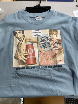 希少　The Who Tシャツ A Quick Sell Out　写真集　box The Who “Sell Out” T Shirt Size XL | eBay