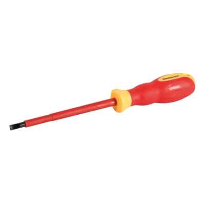 Silverline ~ VDE-Elektriker-Schraubendreher mit Weichgriff 0,8 x 4 x 100mm 71661