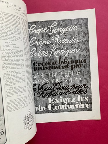 magazine VOGUE Paris juillet 1922 mode revue vintage 20s France collection - Picture 8 of 14