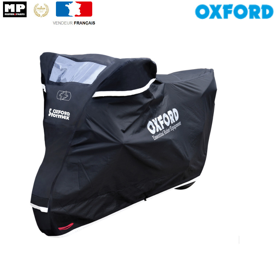 Housse de protection moto Oxford Stormex XL en textile premium ultra-résistant