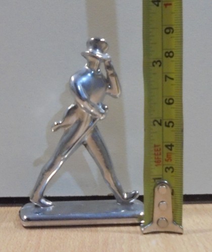 JOHNNIE WALKER SCOTCH WHISKY ADVERTISIGN METAL PAPER HOLDER STATUE - Picture 10 of 10