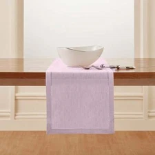 Solino Home 100% Pure Linen Table Runner for Fall, Kitchen Dining Decor, Milan