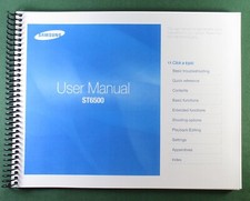Samsung ST6500 Instruction Manual: Full Color 142 Pages  Protective Covers