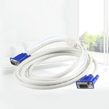 1.5 30M VGA 15 Pin PC Computer Monitor LCD Extension Cable Male to Male/Female
