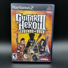Guitar Hero III Legends of Rock PlayStation 2 PS2 Game w/Manual Video Game