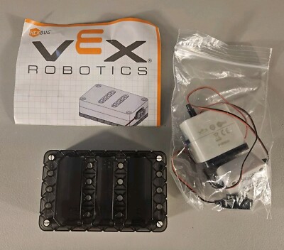 Hexbug Vex Robotics Battery Box & 6161DD Switch With Manual