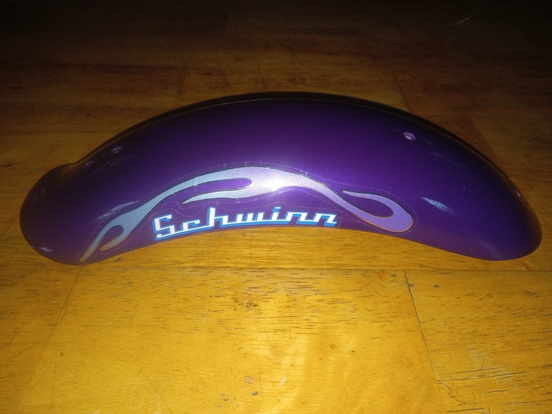2 Rear Schwinn Stingray Chopper Fenders For 16X3" Tire&Wheel +Spoiler&OCC&XL Bag