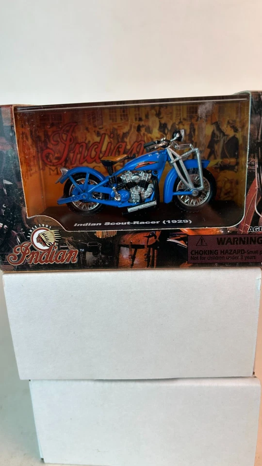 New Ray 1:32 Scale 1929 Indian Scout Racer Motorcycle - Image 2 of 4