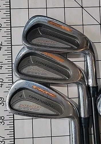 Knight Intercept Men's Golf Clubs 1,3,5 Wood + 4- PW Aldila VX Graphite Shafts - Picture 6 of 18