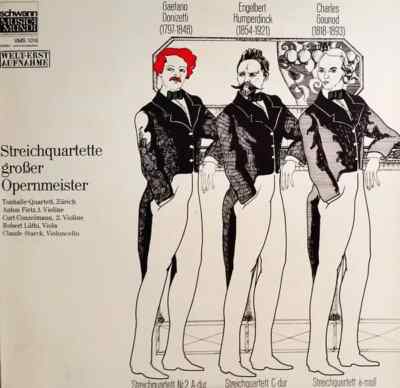 Donizetti / Humperdinck / Gounod Streichquartette Großer Opernmeister Vinyl LP