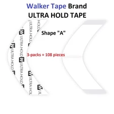 Ultra Hold Tape by Walker Tape Co Shape A 3 packs = 108 pieces