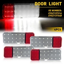 4x L+R Side LED Courtesy Door Lights White+Red Lamps Fit Bauer|XLT Eddie