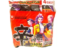 KPOP Demon Hunters Shin Ramyun Spicy Beef Korean Instant Noodle Soup (pack of 4)