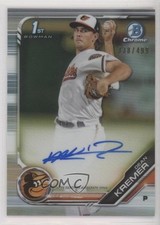 2019 Bowman Chrome Prospect Refractor 338/499 Dean Kremer #CPA-DK Auto 0l44