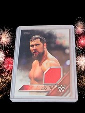 🔥2016 TOPPS  WWE THEN NOW FOREVER CURTIS AXEL EVENT USED SHIRT RELIC 39/299