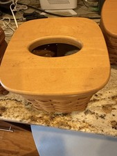 LONGABERGER 1999 BROWN TISSUE (KLEENEX) BOX W...