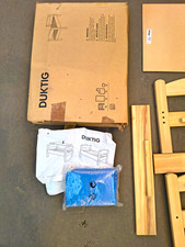 IKEA DUKTIG Bett f&uuml;r Puppenl aus Holz, Beige, ohne Motiv