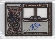 2022 Panini Obsidian Rookie Jersey Ink 53/99 Christian Koloko #RJI-TCK Auto 1i9m
