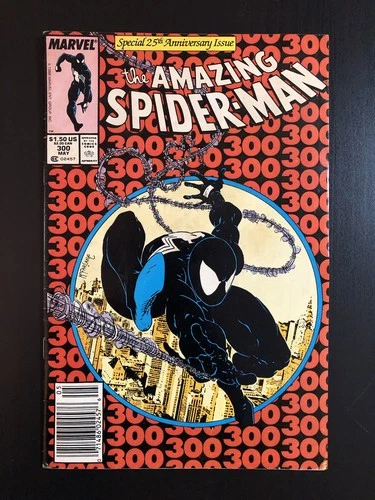 Amazing Spider-Man #300 Newsstand FN- Marvel 1988 1st Full Venom Appearance