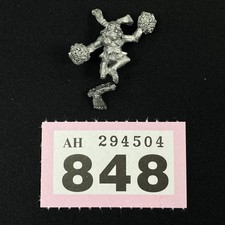 Goblin Cheerleader Blut Bowl Maskottchen Warhammer Fantasy Football Metall